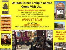 Tablet Screenshot of oakton-antiques.com